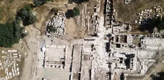 Stratonikeia Antik Kenti'nde Kütüphane Kazıları Devam Ediyor