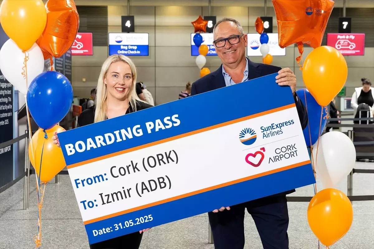 SunExpress, 2025 Yaz Sezonunda Cork-İzmir Uçuşlarına Başlıyor