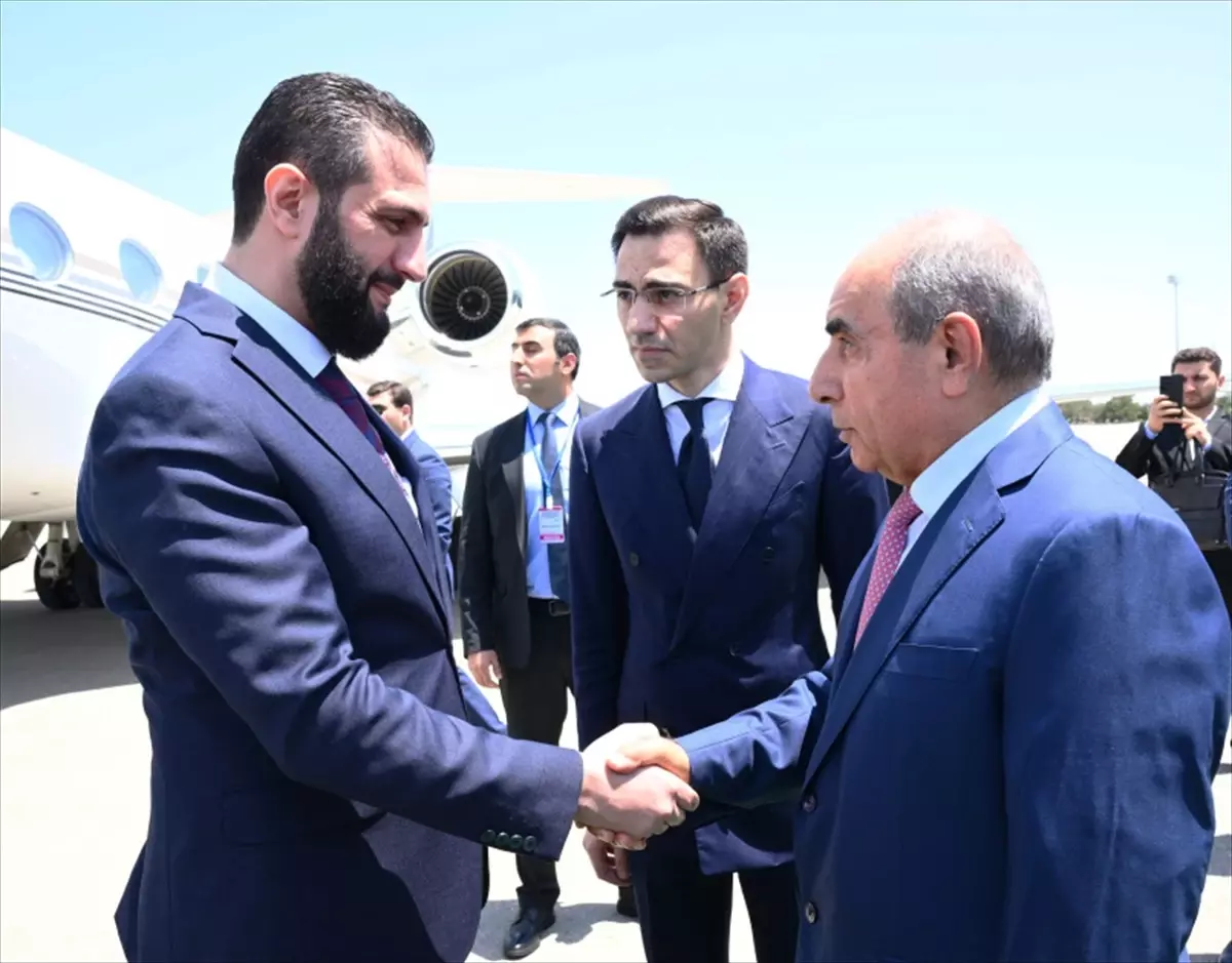 Suriye Cumhurbaşkanı Ahmed Şara, Azerbaycan'ı Ziyaret Etti