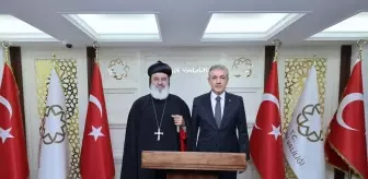 Süryani Ortodoks Kilisesi Patriği Mor İğnatius II. Efrem Kerim Mardin Valiliği'ni Ziyaret Etti