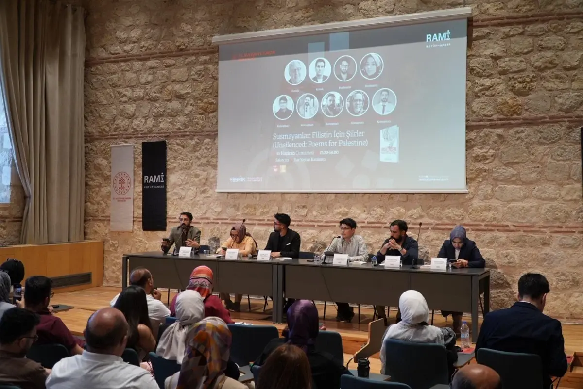 Uluslararası Şiir Programı 'Susmayanlar: Filistin İçin Şiirler' Başarıyla Gerçekleşti