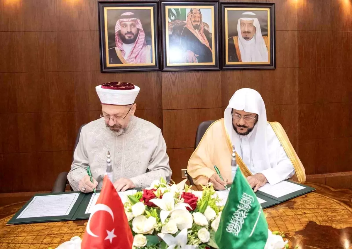 Türkiye ve Suudi Arabistan İslami İşbirliği İçin Mutabakat Zaptı İmzaladı
