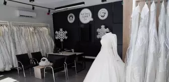 Talas'ta Gelin Adaylarına Özel Gelinlik Evi Açıldı