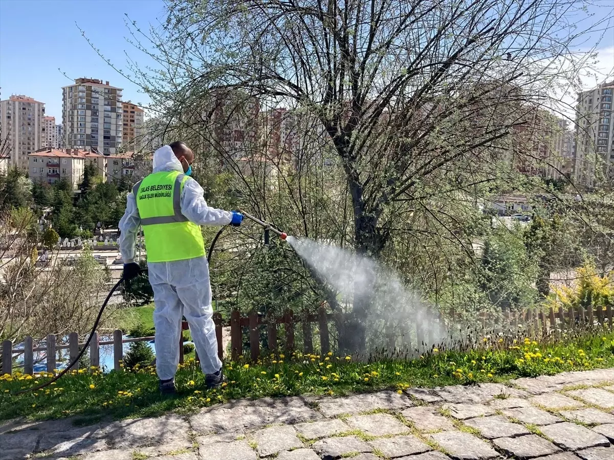 Talas Belediyesi İlaçlama Çalışmalarına Devam Ediyor