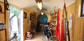 Erzincan'da Atıl Vagon Kütüphane ve Müzeye Dönüştürüldü