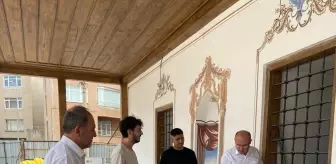 Edirne'deki Tarihi Muradiye Camisi'nde Restorasyon Çalışmaları Devam Ediyor