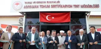 Adıyaman'da Tohum Sertifikasyon Test Merkezi Açıldı