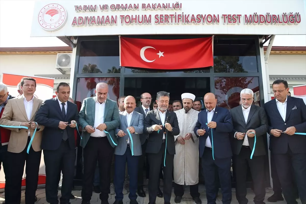Adıyaman'da Tohum Sertifikasyon Test Merkezi Açıldı