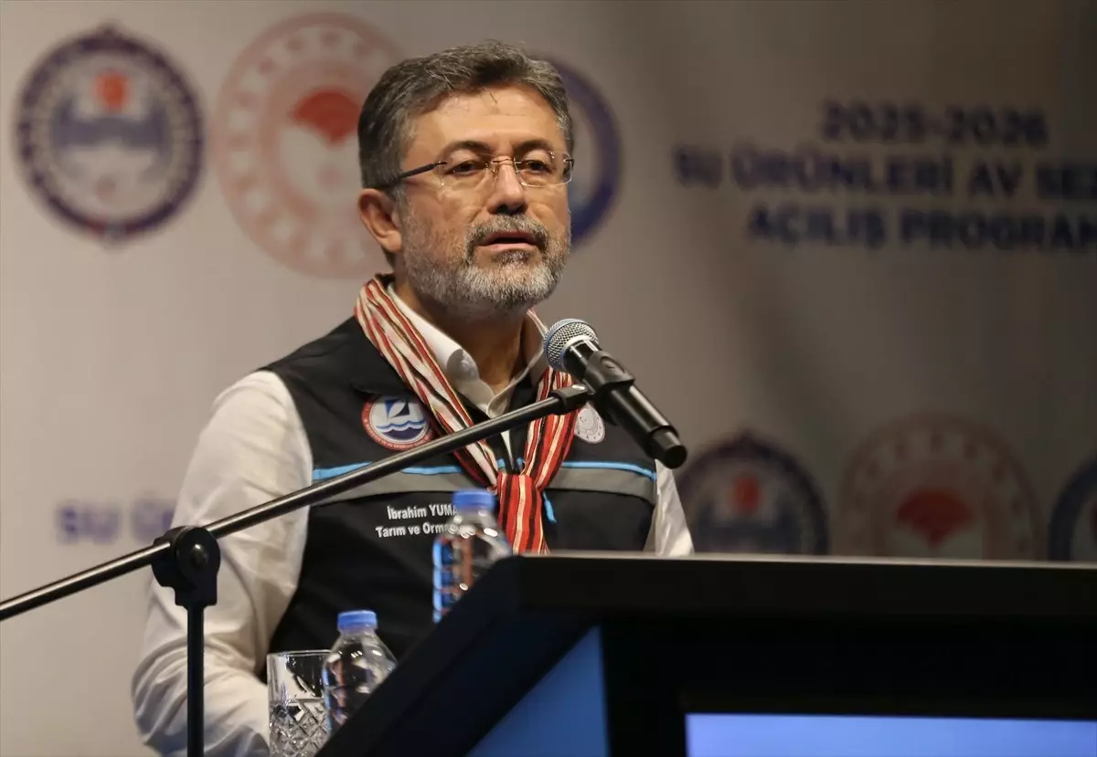 Tarım ve Orman Bakanı Yumaklı, Trabzon'da Su Ürünleri Av Sezonu açılışında konuştu Açıklaması
