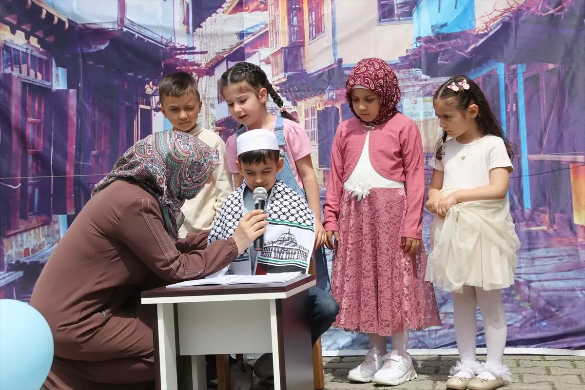 Taşova'da 4-6 Yaş Kuran Kursu Mezuniyet Töreni Düzenlendi