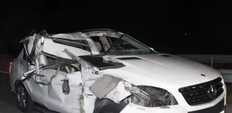 Amasya'da Tır ile Otomobil Çarpıştı: 1 Yaralı