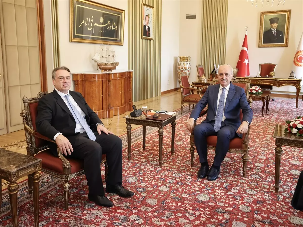 Kurtulmuş, AB Delegasyon Başkam'ı Kabul Etti