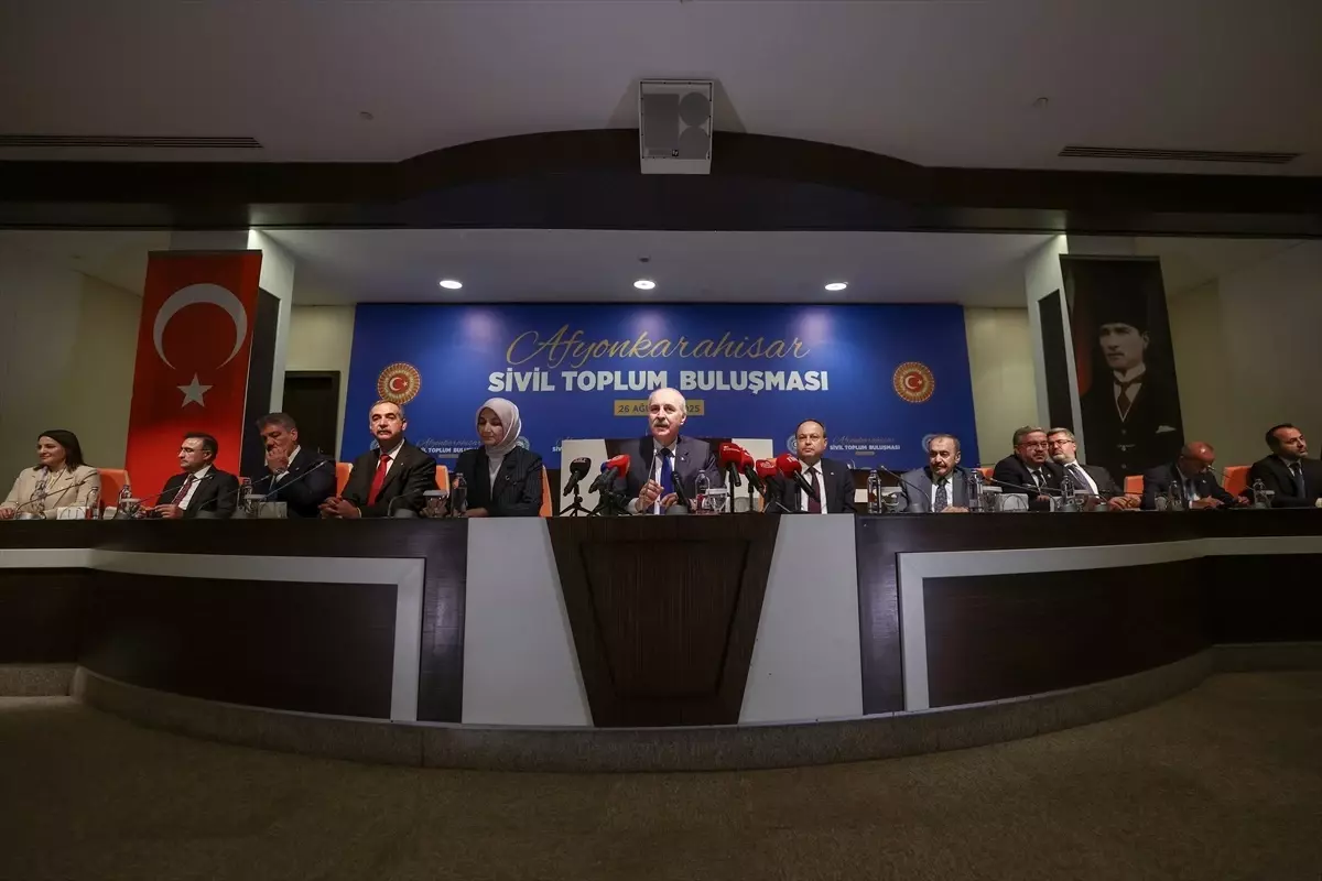 TBMM Başkanı Kurtulmuş Afyonkarahisar Sivil Toplum Buluşması Programı'nda konuştu Açıklaması
