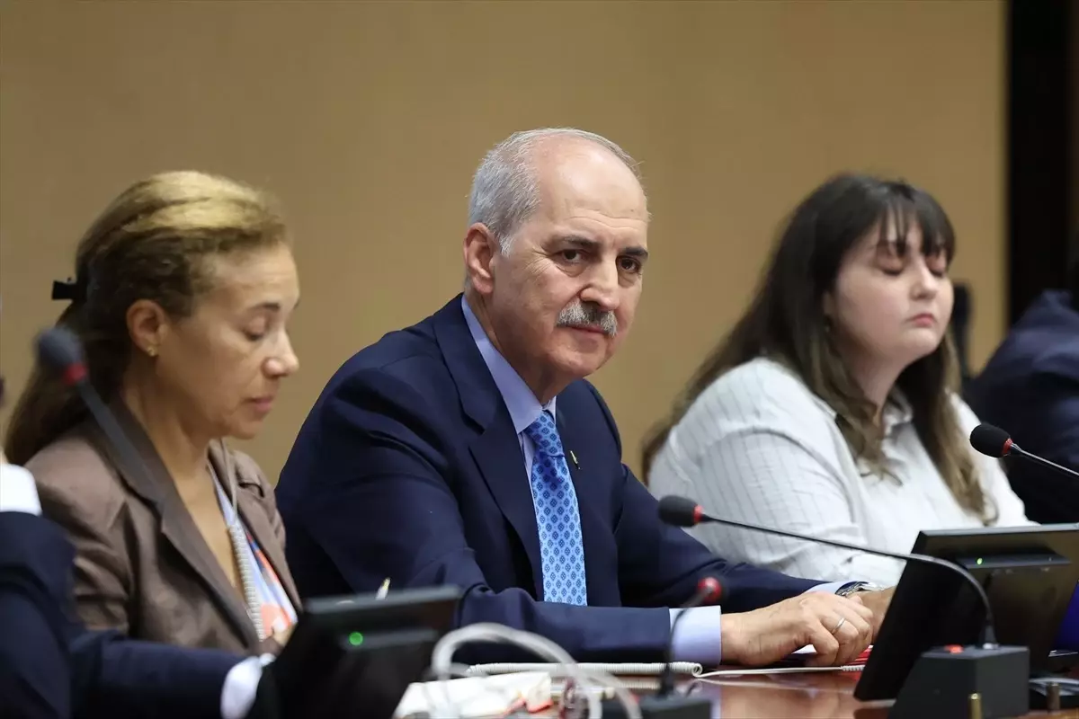 TBMM Başkanı Kurtulmuş, BM Cenevre Ofisi'ne akredite gazetecilere açıklamalarda bulundu Açıklaması