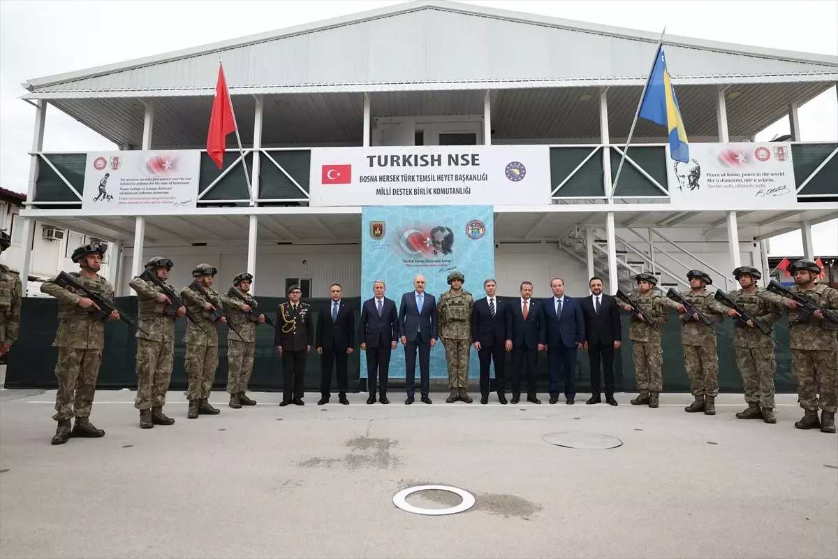 TBMM Başkanı Numan Kurtulmuş, Saraybosna'da EUFOR Türk Temsil Heyeti'ni Ziyaret Etti