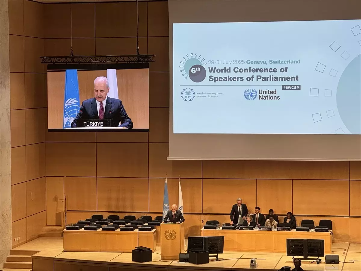 TBMM Başkanı Kurtulmuş'tan Filistin Konferansı'nda Kritik Mesajlar