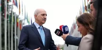 TBMM Başkanı Kurtulmuş, Cenevre'de gazetecilerin sorularını yanıtladı Açıklaması