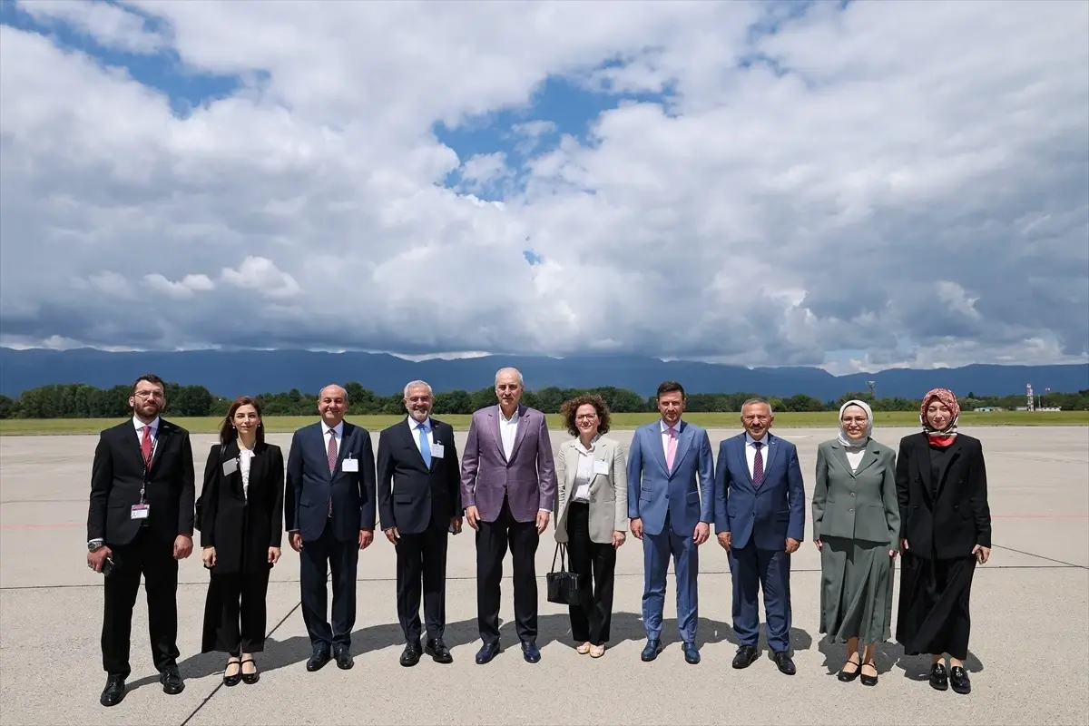 TBMM Başkanı Numan Kurtulmuş Cenevre'de Dünyaca Ünlü Parlamentolar Konferansı'na Katılıyor
