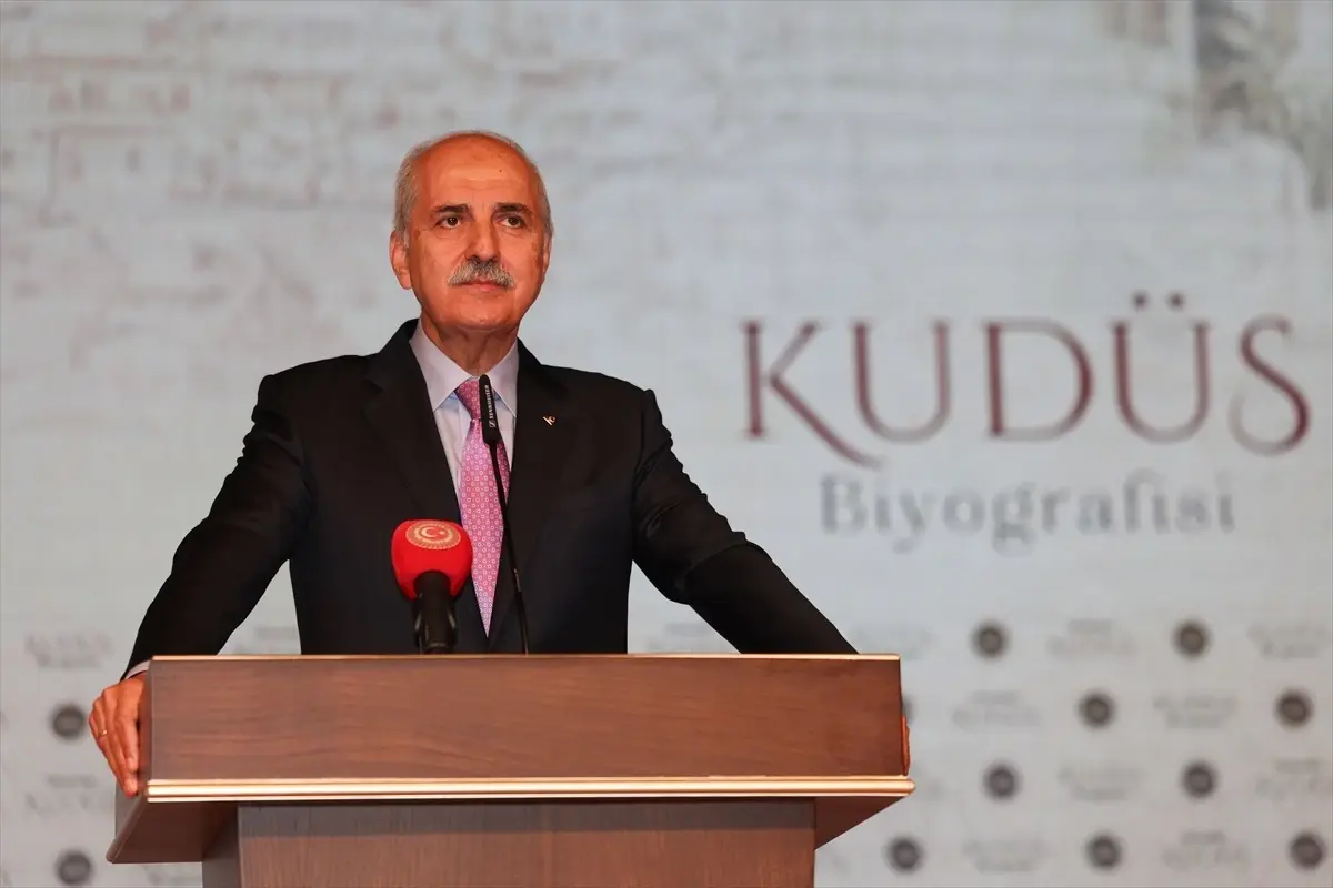 TBMM Başkanı Kurtulmuş, 'Darüsselam Kudüs' Tanıtım Programı'nda konuştu Açıklaması
