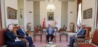 TBMM Başkanı Kurtulmuş, HAK-İŞ Genel Başkanı Arslan'ı kabul etti