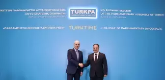 TBMM Başkanı Kurtulmuş, KKTC Cumhuriyet Meclisi Başkanı Öztürkler ile görüştü
