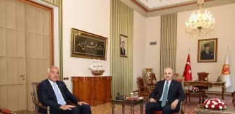TBMM Başkanı Kurtulmuş, Kültür ve Turizm Bakanı Ersoy'u kabul etti