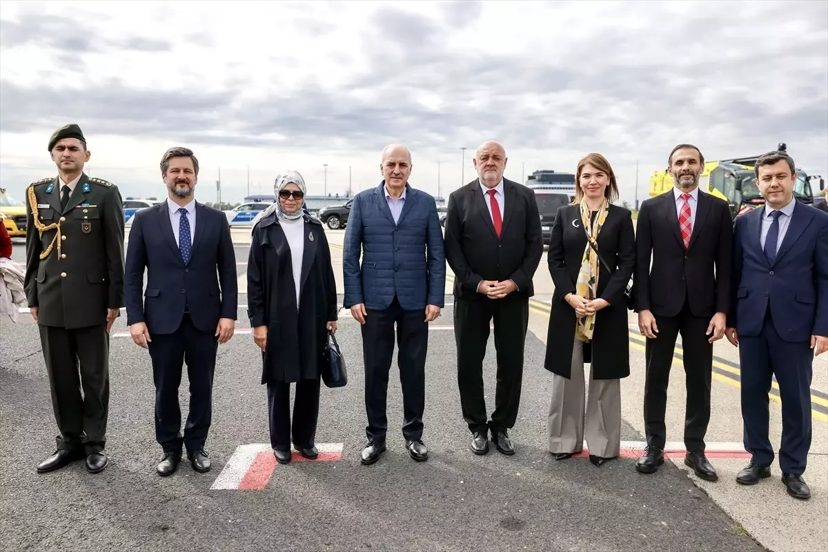 TBMM Başkanı Kurtulmuş, Macaristan'a geldi