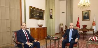 TBMM Başkanı Kurtulmuş, MİT Başkanı Kalın'ı Kabul Etti
