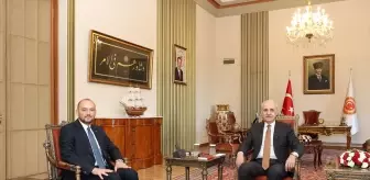 TBMM Başkanı Kurtulmuş, MÜSİAD Genel Başkanı Özdemir'i Kabul Etti