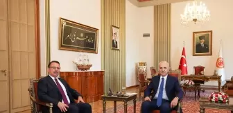 TBMM Başkanı Kurtulmuş, Sayıştay Başkanı Yener'i kabul etti