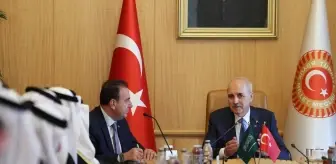TBMM Başkanı Numan Kurtulmuş, Suudi Arabistanlı Meslektaşı ile Görüştü