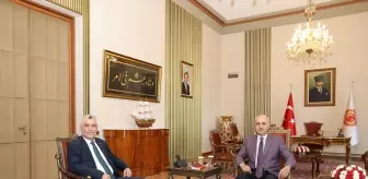 TBMM Başkanı Kurtulmuş, Ticaret Bakanı Bolat'ı kabul etti