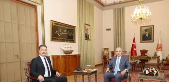 TBMM Başkanı Numan Kurtulmuş, TİP Genel Başkanı Erkan Baş ile Görüştü