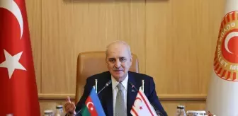 TBMM Başkanı Kurtulmuş, Türkiye, Azerbaycan ve KKTC Heyetlerini Kabul Etti
