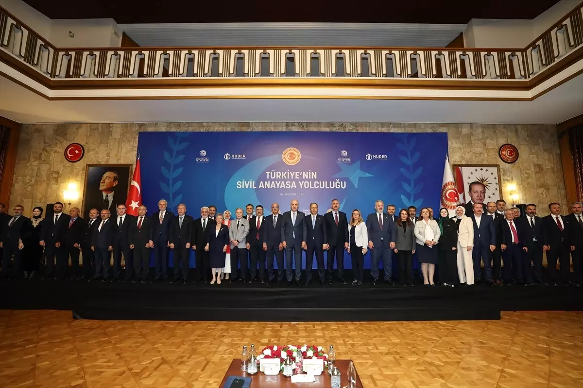 TBMM Başkanı Kurtulmuş, "Türkiye'nin Sivil Anayasa Yolculuğu Projesi" kapanış programında konuştu Açıklaması