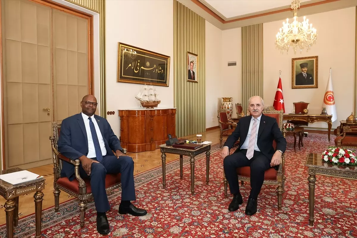 TBMM Başkanı Numan Kurtulmuş, Zimbabve Büyükelçisi'ni Kabul Etti