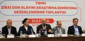TBMM Zirai Don Olayını Araştırma Komisyonu Manisa'da İncelemelerde Bulundu