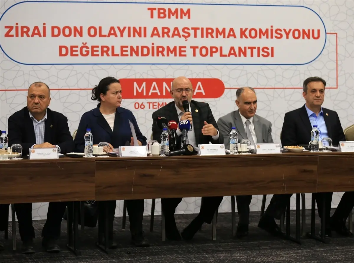 TBMM Zirai Don Olayını Araştırma Komisyonu Manisa'da İncelemelerde Bulundu