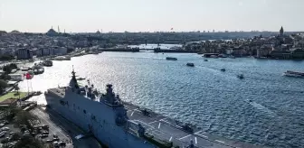 TCG Anadolu ile Zafer Yolculuğu İstanbul'a Ulaştı