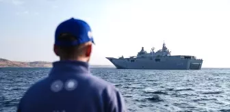 TCG Anadolu, 'Zafer Yolculuğu' için Çanakkale'den İstanbul'a hareket etti