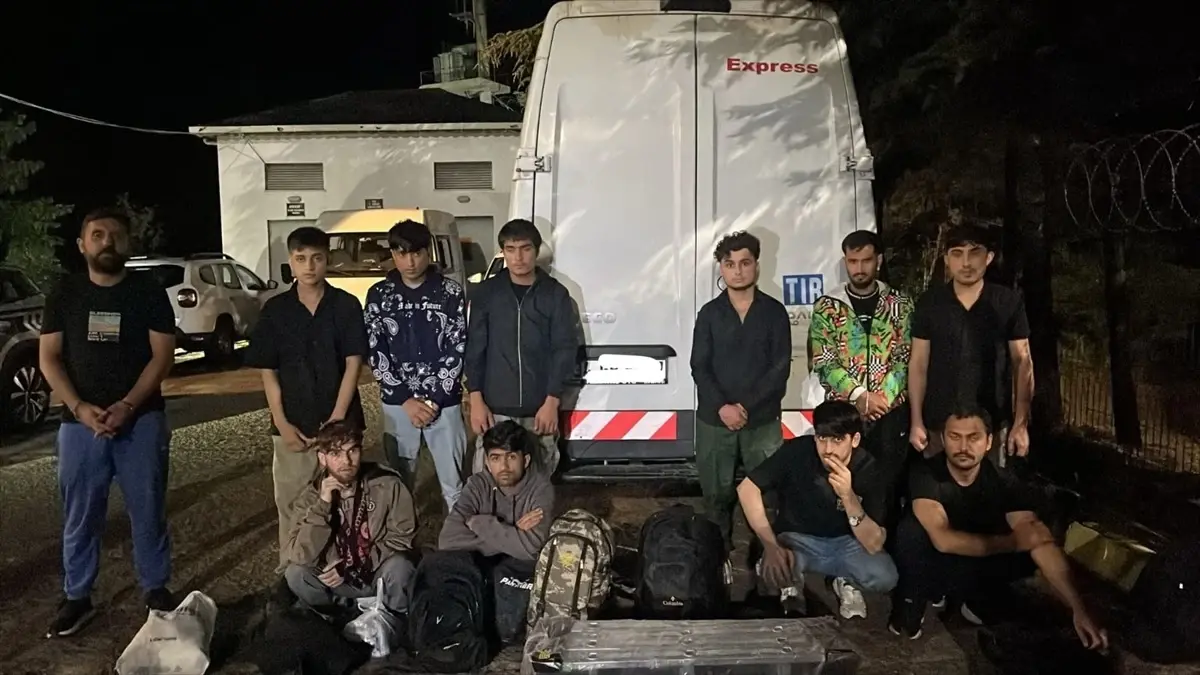 Tekirdağ'da 11 Düzensiz Göçmen Yakalandı