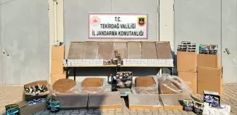 Tekirdağ'da 113 Bin Makaron Ele Geçirildi