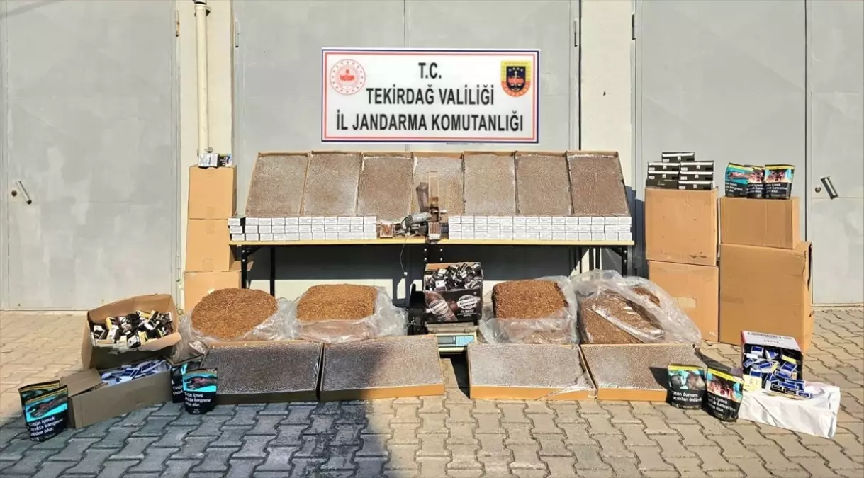 Tekirdağ'da 113 Bin Makaron Ele Geçirildi