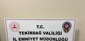 Tekirdağ'da Uyuşturucu Operasyonu: 2 Bin 474 Hap Ele Geçirildi