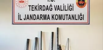 Tekirdağ'da Ruhsatsız Silah Operasyonu: 3 Gözaltı