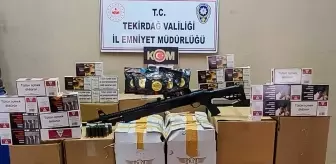Tekirdağ'da 248 Bin Makaron ve Kaçak Tütün Ele Geçirildi