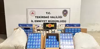 Tekirdağ'da Kaçak Tütün ve Makaron Operasyonu