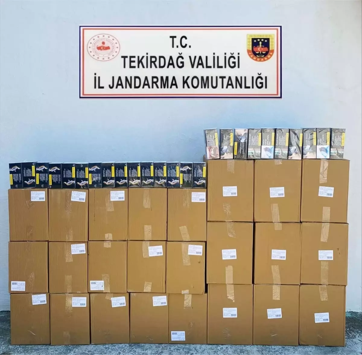 Tekirdağ'da 299 Bin Makaron Ele Geçirildi