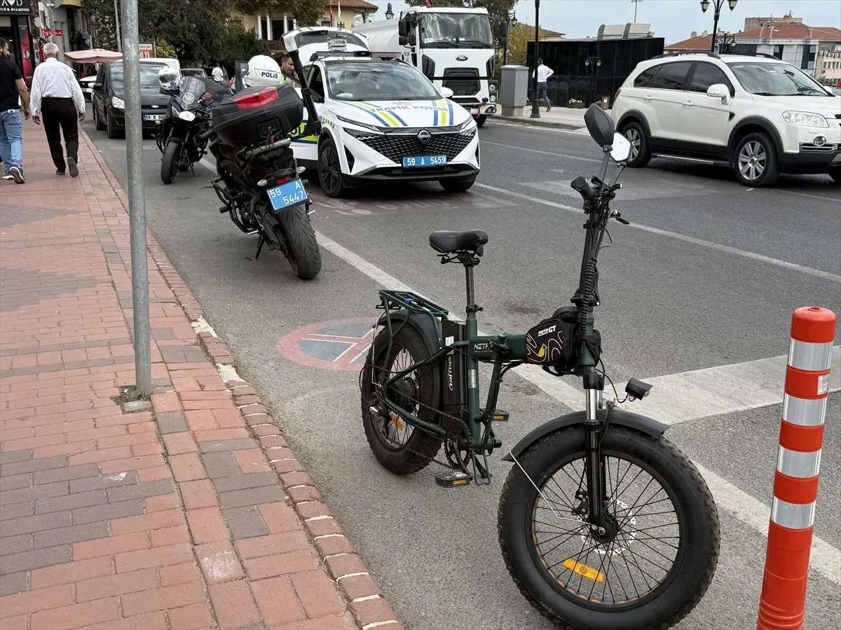 Tekirdağ'da Alkollü Bisiklet Kullanımına 9 Bin Lira Ceza!