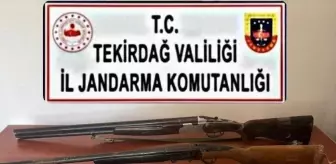 Hayrabolu'da Ruhsatsız Silah ve Uyuşturucu ile Gözaltılar